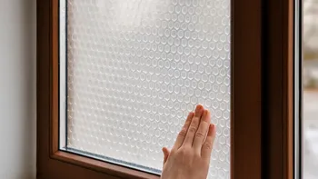El método simple para aislar ventanas con papel de burbujas y conservar mejor el calor
