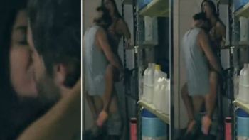 Fuerte escena de sexo de Andrea Rincón y Peter Lanzani