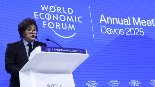 Javier Milei viaja este lunes para participar del foro de Davos