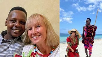 Es jubilada y viajó a Tanzania para casarse con un guerrero de una tribu 30 años más joven que ella