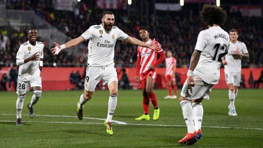 Copa del Rey: Real Madrid le ganó 3 a 1 a Girona, liquidó la serie con holgura y pasó a la semifinal