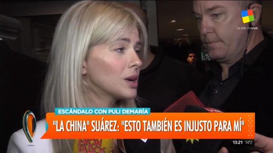 China Suárez, picante con Puli Demaría: Uno tiene que medir las consecuencias porque es injusto para mí