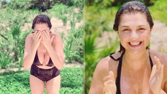 Araceli González, sorprendida al natural por Fabián Mazzei en la Riviera Maya