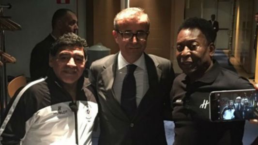 ¿Limaron asperezas? El encuentro de Maradona y Pelé