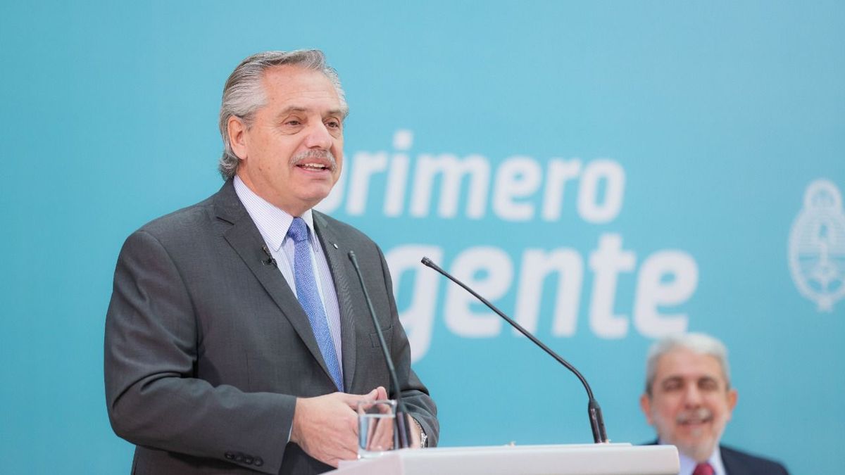Alberto Fernández y el ministro de Seguridad