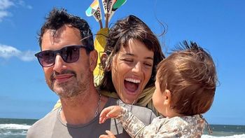 Calu Rivero y Aíto de la Rúa festejaron el primer año de Tao con una particular fiesta en la playa