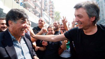 Carlos Zannini y Máximo Kirchner en los actos del día del memoria