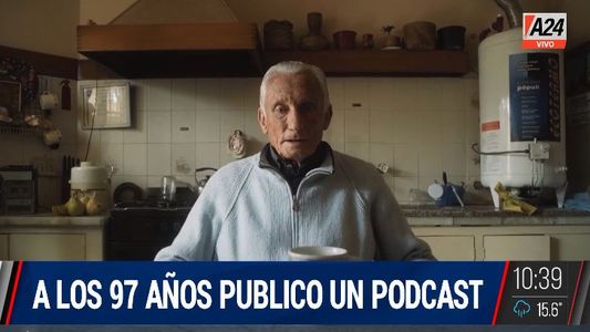 El secreto de Ernesto para llegar a los 100 años con un podcast