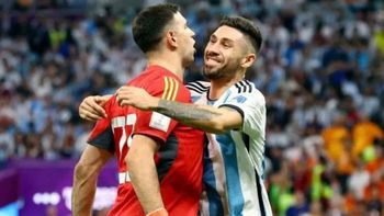 Dibu Martínez le hizo una broma a Gonzalo Montiel y el video se viralizó (Foto: NA). Dibu Martínez le hizo una broma a Gonzalo Montiel y el video se viralizó (Foto: NA).