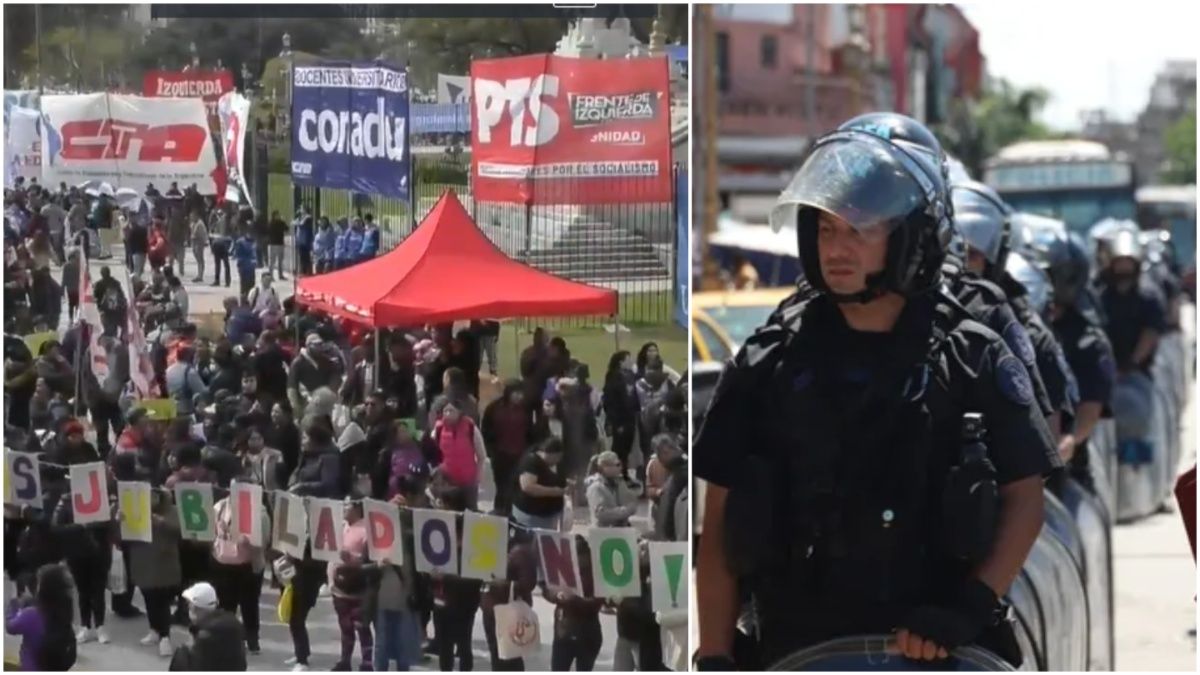Marcha contra el veto de Milei a la reforma jubilatoria: a qué hora y dónde serán los cortes