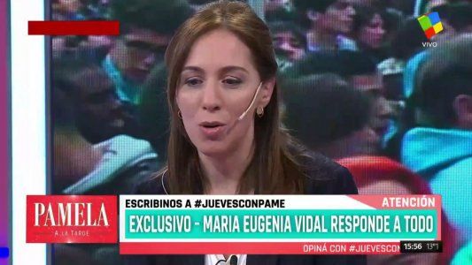 María Eugenia Vidal: Definitivamente no voy a ser candidata a presidenta