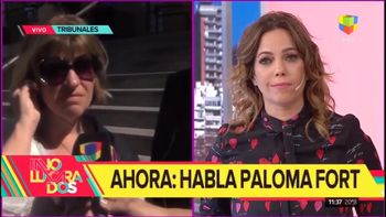 Paloma Fort fue a Tribunales: Vengo por todo, viví toda la vida engañada