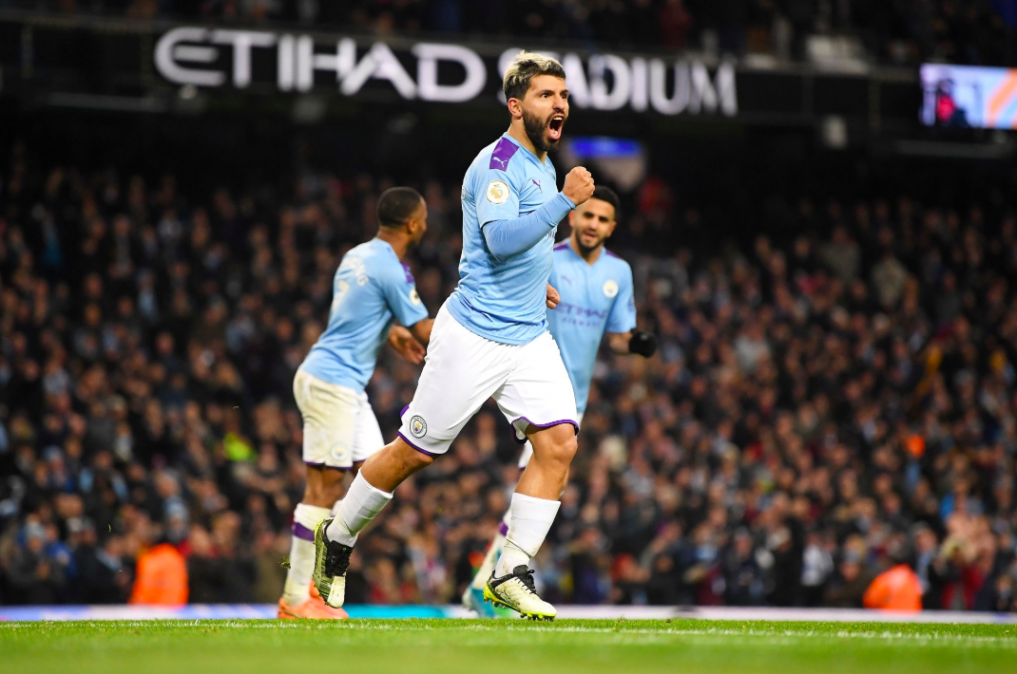 Con un gol de Agüero, Manchester City le ganó 2-0 a Sheffield y se afirma en el tercer puesto de la Premier League