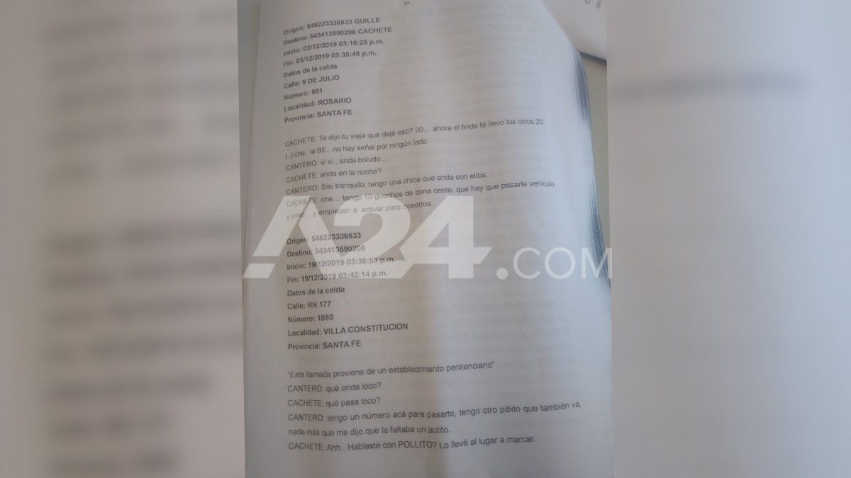 Exclusivo: Las escuchas entre Cachete Díaz y el líder de Los Monos por el crimen en el City Center