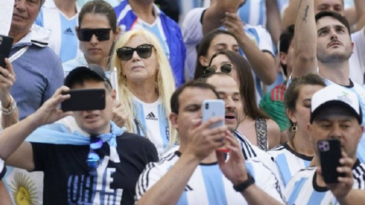 Susana Giménez y Mauricio Macri, presentes en la derrota de Argentina en el Mundial Qatar 2022