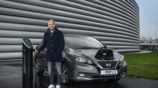 El Nissan Leaf y Pep Guardiola
