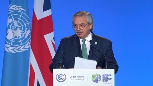 COP26: Alberto Fernández insistió en cambiar deuda externa por acción climática