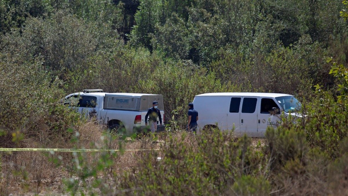 El hombre dejó los cuerpos en suelo mexicano. 