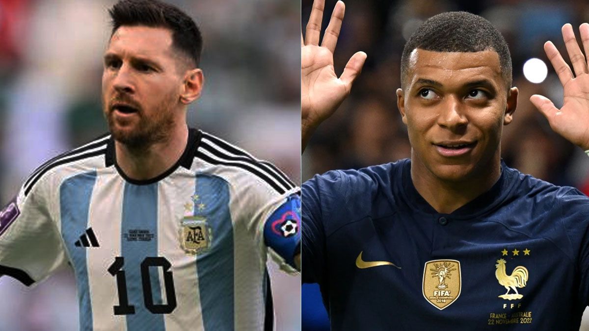Las camisetas de la Argentina y de Francia. ¿cuál ganará el derecho de sumar otra estrella como tricampeón mundial? (Foto: archivo).