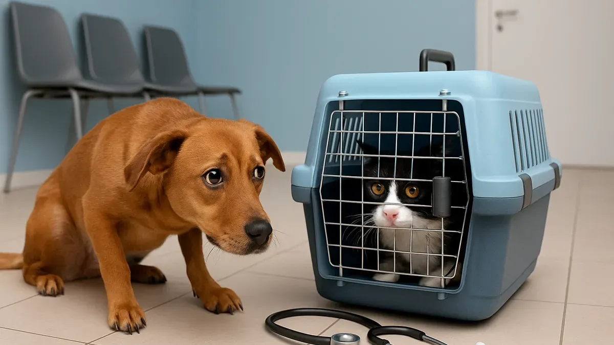Por qué perros y gatos le tienen miedo al veterinario y cómo acompañarlos mejor. (Imagen ilustrativa)