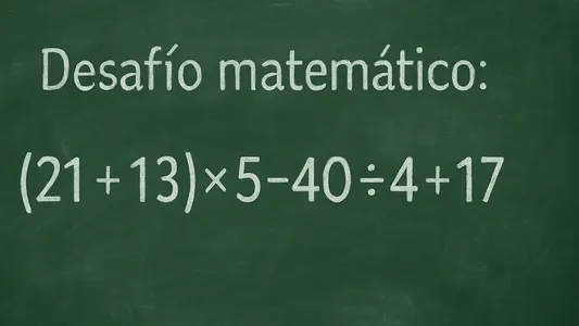 Desafío Matemático: ¿sabés cómo empezar este reto con sumas y restas?
