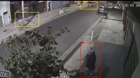 Seis motochorros le intentaron robar pero la víctima era policía y uno se llevó la peor parte