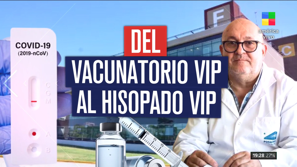 ¿Del vacunatorio a los hisopados VIP? Un informe revelará la trama de un nuevo escándalo de corrupción. (Captura TV)