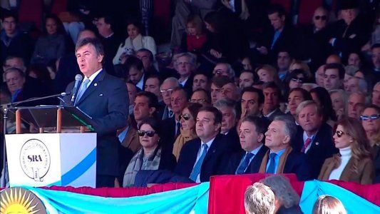 El titular de la Sociedad Rural comprometió a Macri a terminar con las retenciones en 2020: Tomamos su palabra, presidente