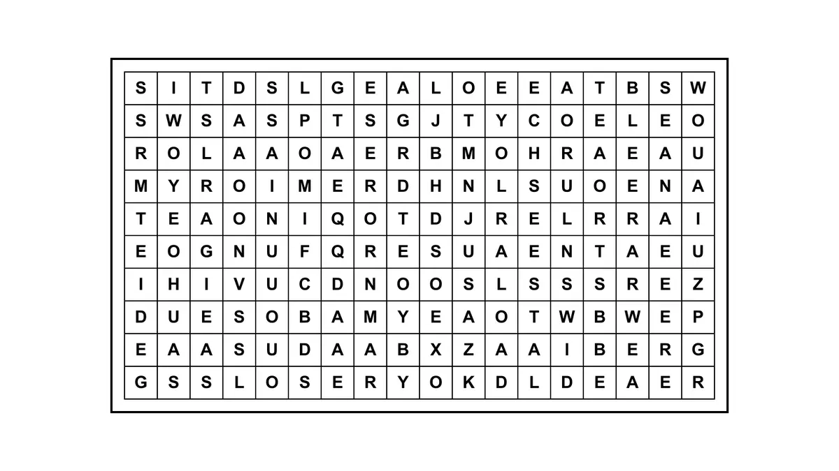 Encontrá la frase escondida en una sopa de letras con una cita célebre oculta