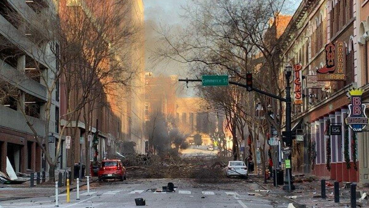 Explosión en el centro de Nashville, EE.UU: investigan si fue intencional