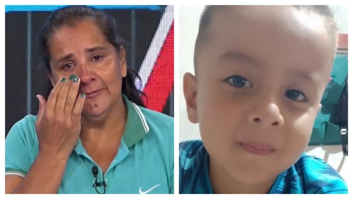 El dolor de la madre de Loan en A24 (Foto: captura de TV).