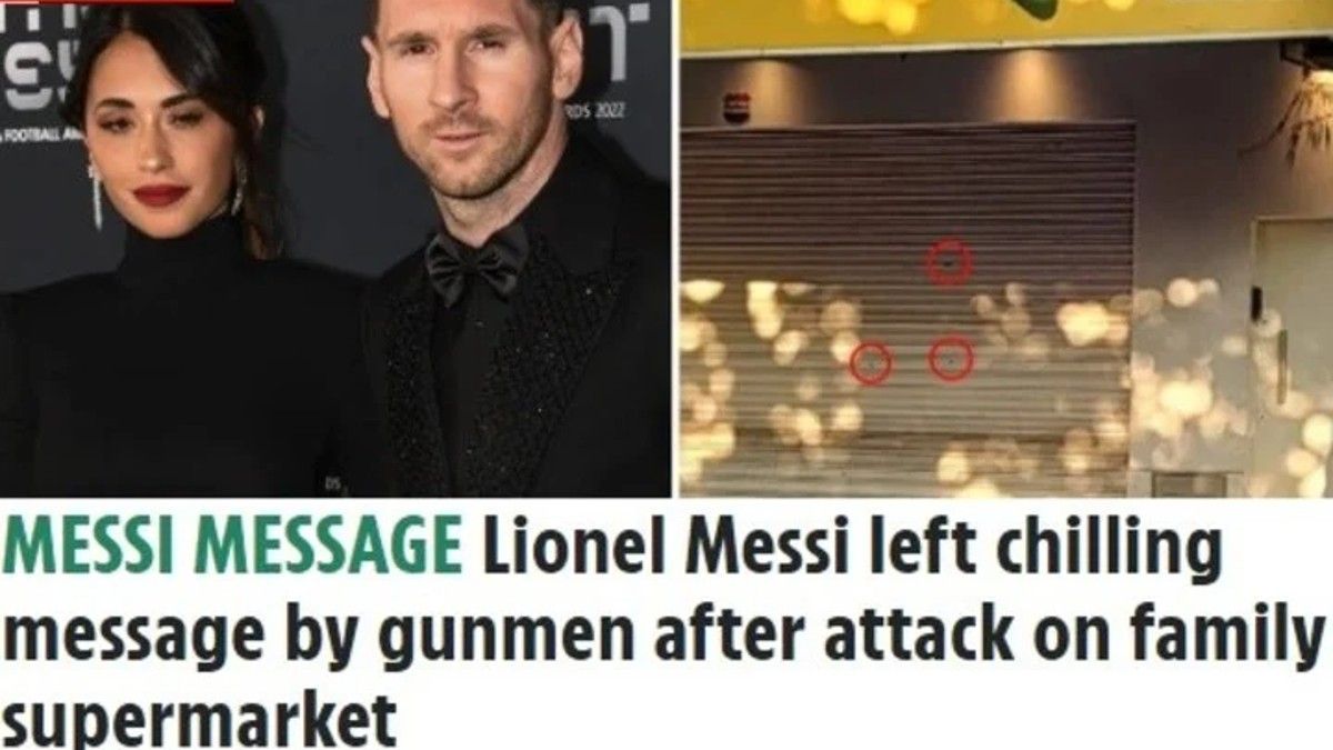 Los medios internacionales reflejaron el impacto de la amenaza narco a Lionel Messi.&nbsp;
