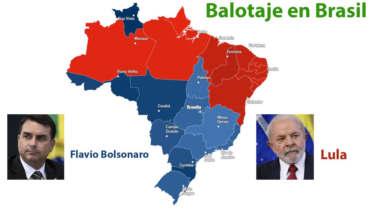 Brasil. Un pa&iacute;s dividido ideol&oacute;gicamente y por regiones. (foto: A24.com)