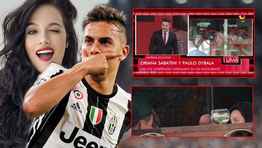 ¡Piedra libre para Oriana Sabatini y Paulo Dybala! ¡Las primeras imágenes juntos!