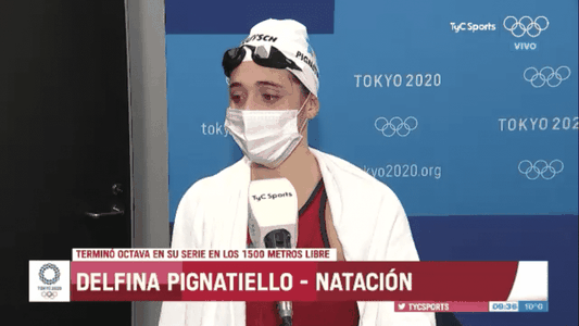El dolor de Delfina Pignatiello tras el duro en debut en los Juegos Olímpicos Tokio 2020: Quizá los nervios no jugaron de mi lado