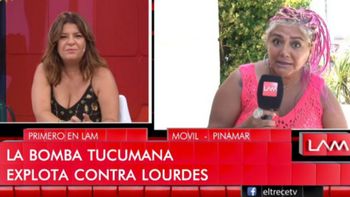 La Bomba Tucumana se retiró furiosa de un móvil tras discutir con Andrea Taboada y Lourdes Sánchez