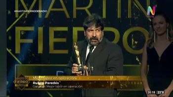 Rubén Paredes, distinguido en Mejor Labor en Operación