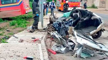 Imágenes sensibles: un muerto y 2 heridos en un choque frontal en General Rodríguez