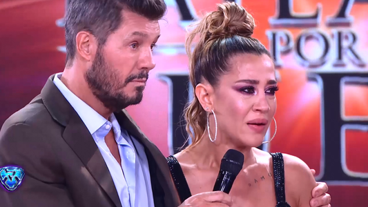 Jimena Barón, desconsolada en la pista del Bailando
