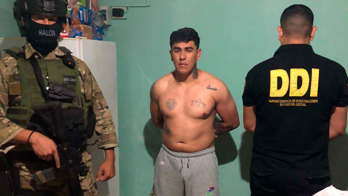 Brígido Ricardo Achucarro González de 32 años pensaba fugarse a Brasil. (Foto: Télam)