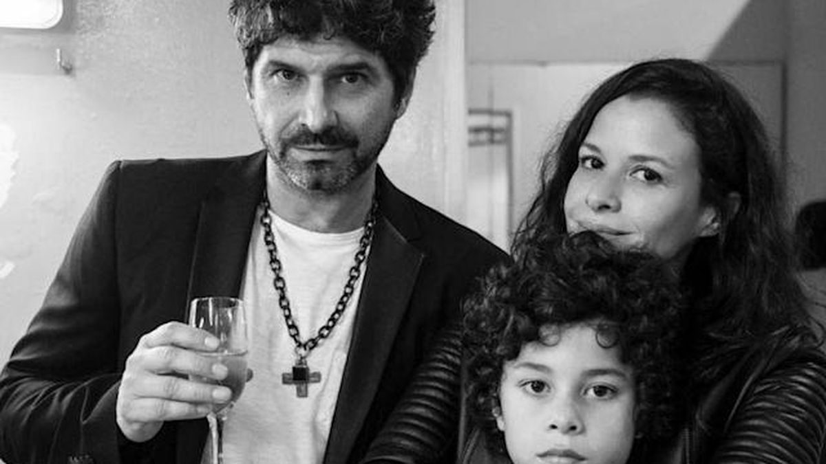 Julieta Ortega, Iv&aacute;n Noble y Benito, el hijo que tienen en com&uacute;n cuando era un nene. Hoy tiene 16 a&ntilde;os.&nbsp;