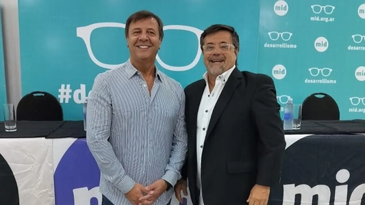 Así presentó Oscar Zago a Ricardo Caruso Lombardi como el principal candidato del MID en la Ciudad