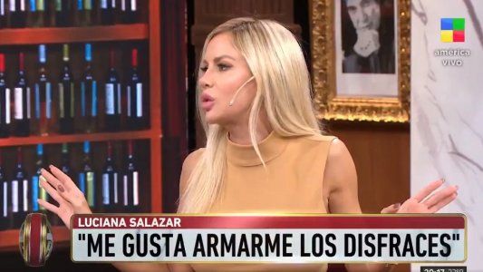 Luciana Salazar y los disfraces en la intimidad: Me voy armando cosas, me invento todo