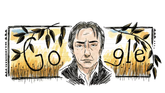 Quién fue Alan Rickman, el actor de Harry Potter a quien Google le dedicó su doodle