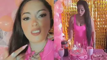 Insólita fiesta de La Barbie Tumbera: una presa influencer festejó su cumpleaños en la cárcel con música y globos