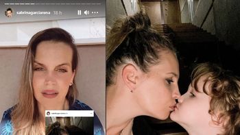 Sabrina Garciarena enfrentó las críticas por la foto del beso a su hijo