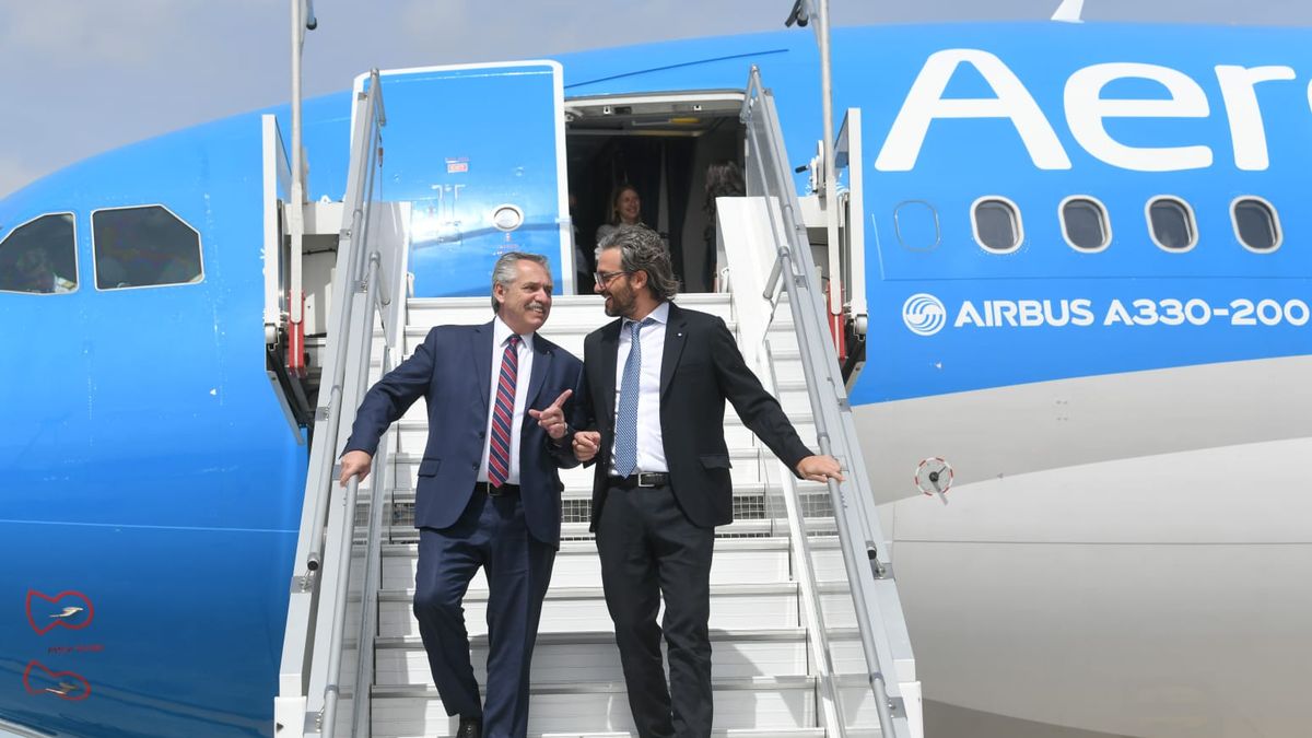 Alberto Fernández llegó a Francia para reunirse con Macron en el cierre de su gira por Europa (Foto: Presidencia de la Nación).