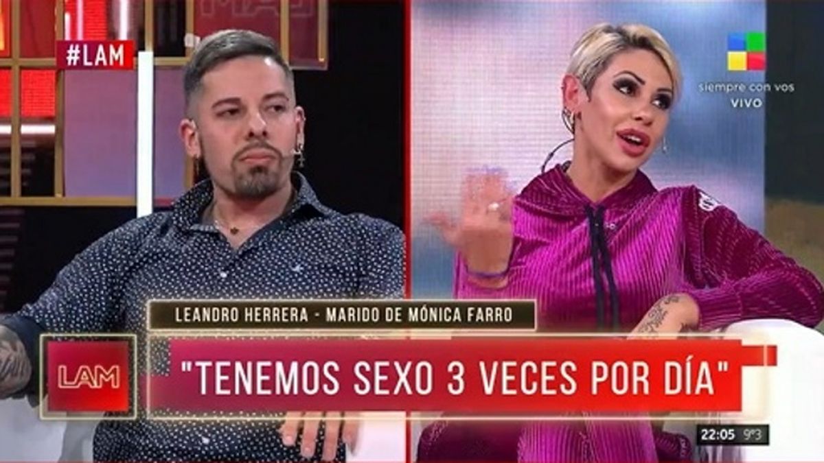 Leandro Herrera y M&oacute;nica Farro confesaron cu&aacute;l es su frecuencia sexual: 3 veces por d&iacute;a.&nbsp;