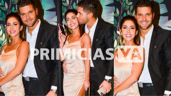 Majo Martino y Locho Loccisano, a los besos en el cumpleaños del Turco García