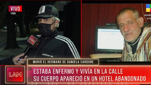 Daniela Cardone despidió a su hermano Fabio con un emotivo posteo